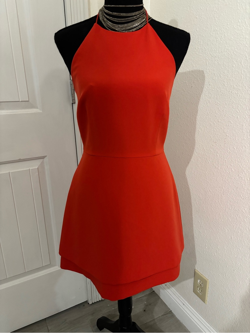 Gianni Bini Red Halter Mini Dress